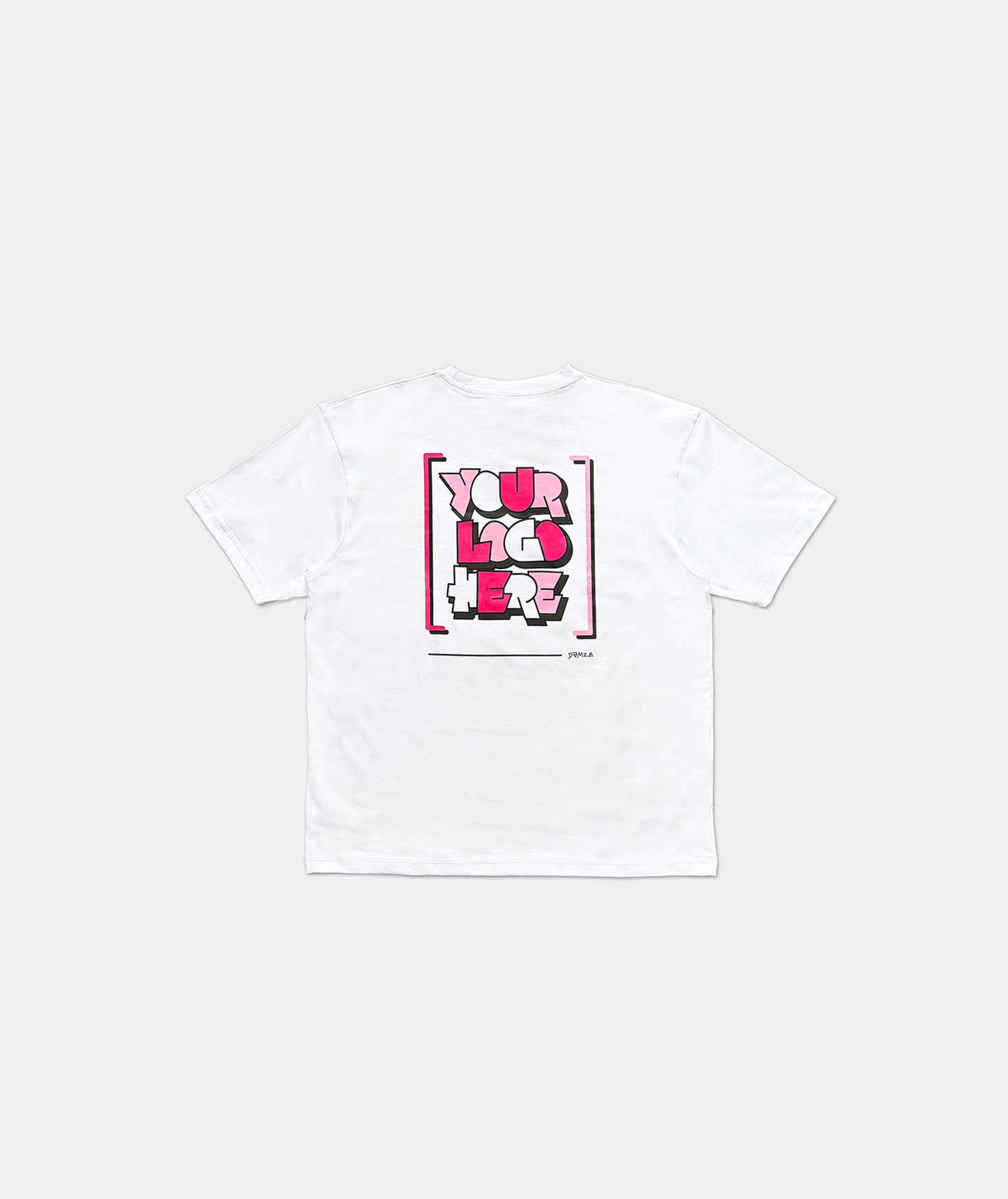Your Logo Here White T-shirt