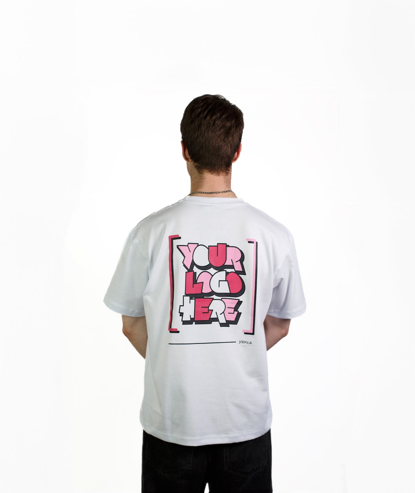 Your Logo Here White T-shirt