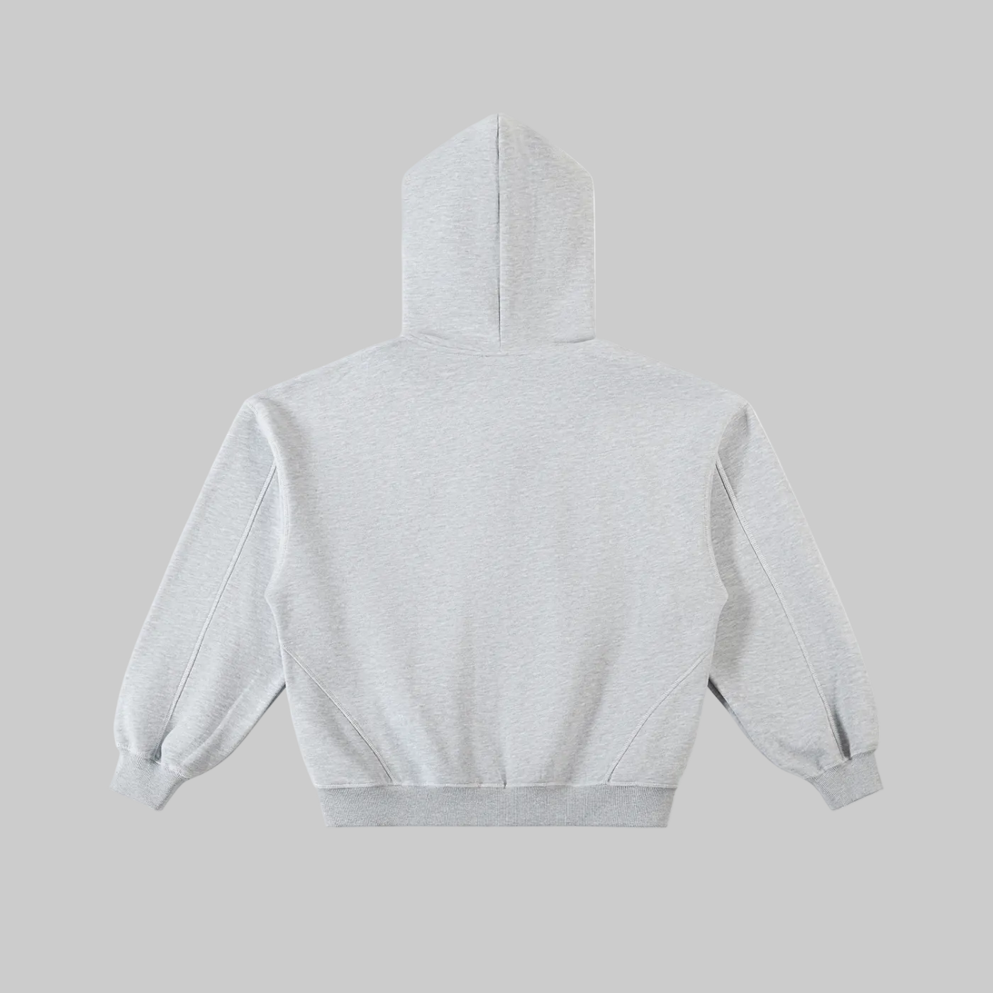 Pink on Gray Y2K Zip Hoodie