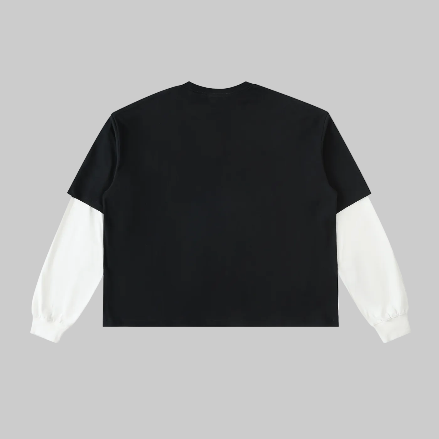 White Bubbly Long Sleeve Tee