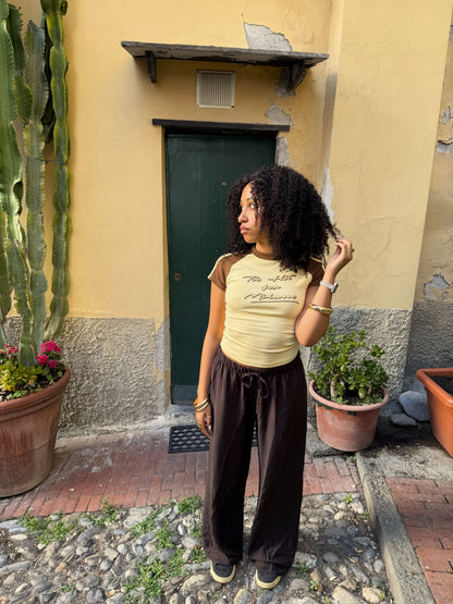 Too Hot For Milano Raglan Tee