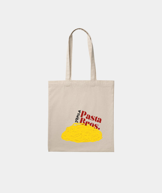 Damze x Pasta Bros - White Tote