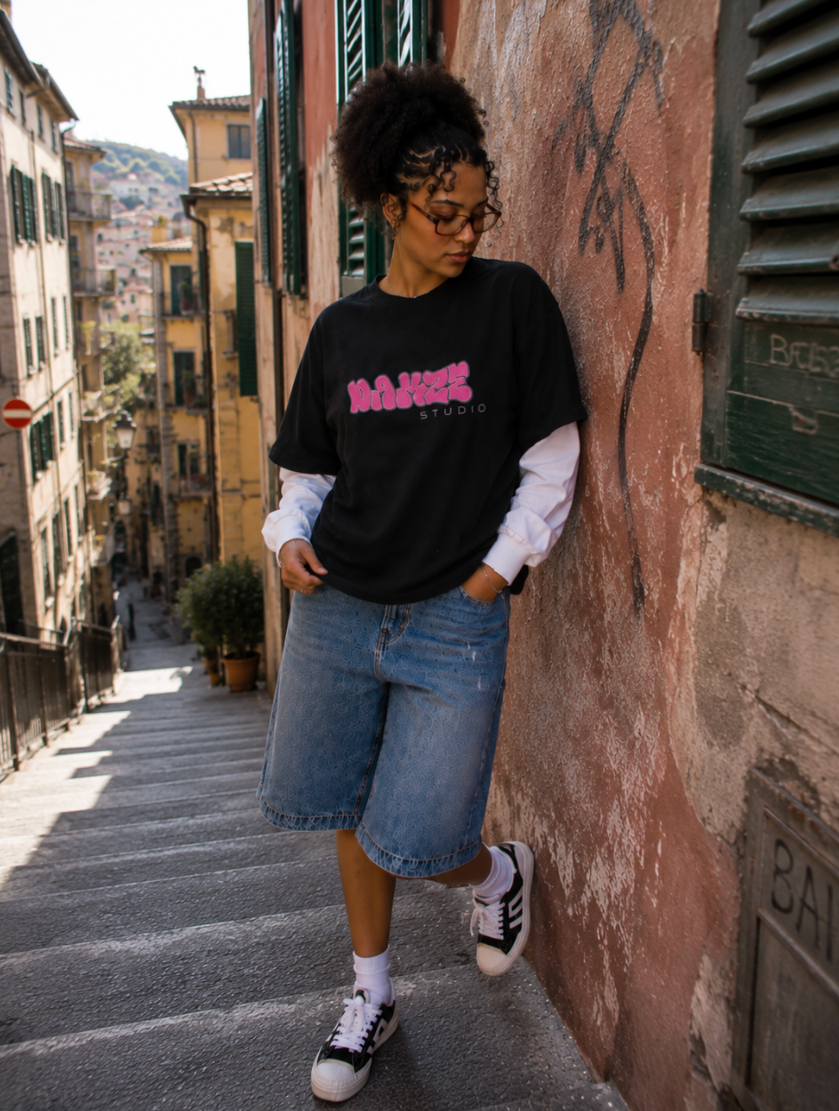 Pink Bubbly Long Sleeve Tee