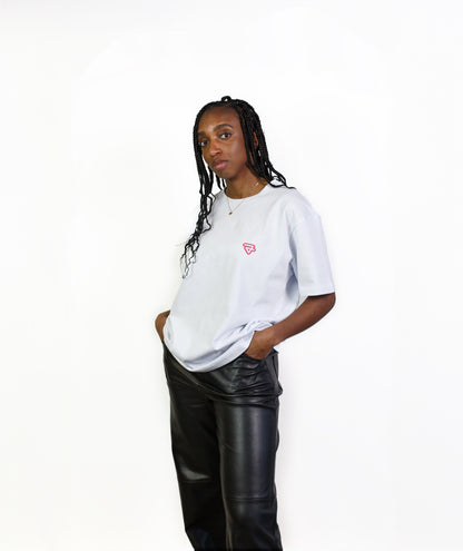 Your Logo Here White T-shirt