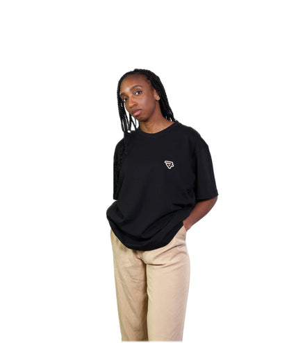 Your Logo Here Black T-shirt