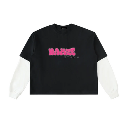 Pink Bubbly Long Sleeve Tee