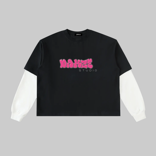 Pink Bubbly Long Sleeve Tee